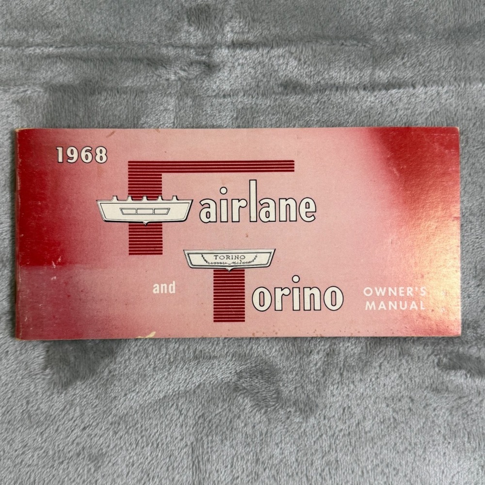 Vintage 1968 Ford Fairlane And Torino Owners Manual Owners Guide Original